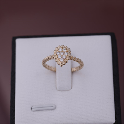 De Ringsxs Motief Ref JRG02674 18K Roze Gouden Diamond Ring van serpentboheme