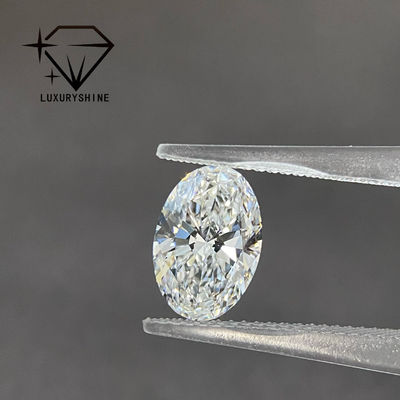 LuxuryShine Excellent Cut Lab Grown Diamond D-F Color White Oval 0.1-10CT VS1 with IGI Certificate 3EX Cut Stones