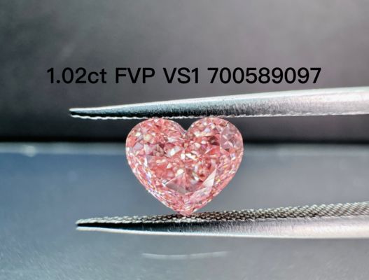 LuxuryShine Fancy Pink / Fancy Intense Pink / Fancy Vivid Pink Heart Cut Lab Grown Diamond VVS-VS1 Real Diamonds & Wedding Jewelry & Customized Jewelry