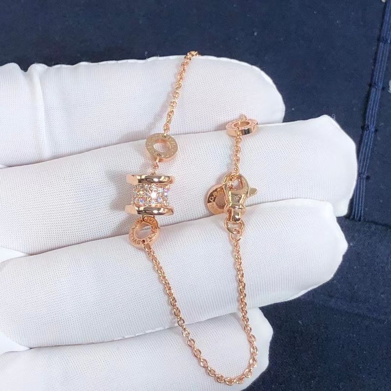 Kwaliteit 18K gouden van de Armband Natuurlijke Diamanten Au750 van Bvlgari B Zero1 de Steun Privé Aanpassing fabriek