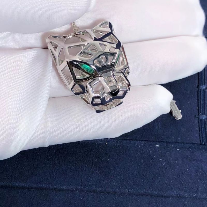 Kwaliteit 18K van de Rijpanthere van de witgoudauto de Halsbandonyx VERSUS Aangepaste Diamanten fabriek