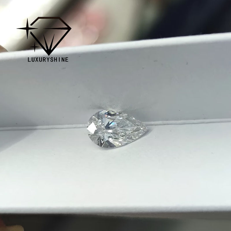 Kwaliteit Lab Grown Pear Diamant VVS-VS Duidelijkheid D-F Kleur IGI gecertificeerd fabriek