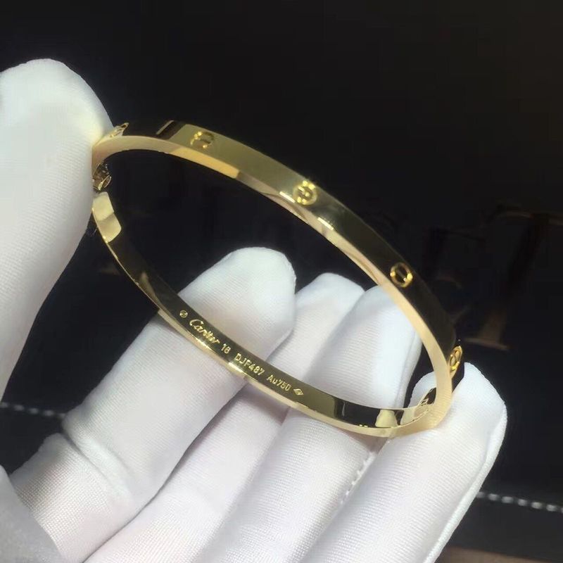 Kwaliteit Juwelen18k Gouden Armband, Dun Liefde Gepersonaliseerd Gouden Halsband Klein Model fabriek