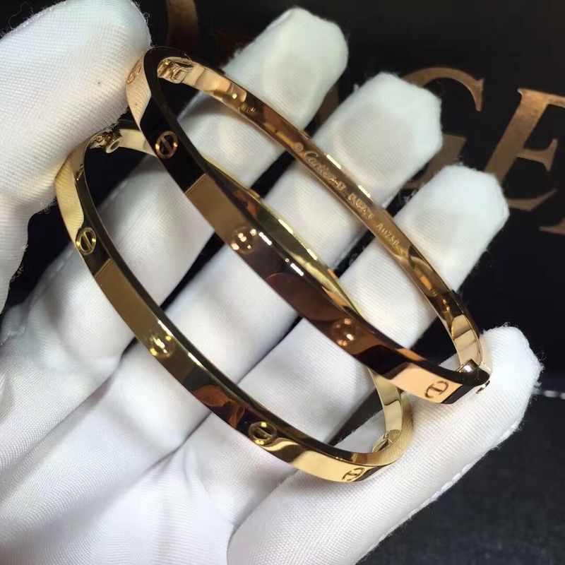Kwaliteit Juwelen18k Gouden Armband, Dun Liefde Gepersonaliseerd Gouden Halsband Klein Model fabriek