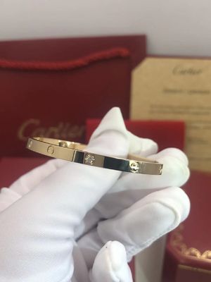 Kwaliteit Kleine Model 6 Diamanten van de LIEFDE18k de Gouden Armband voor Vrouwen/Mannen fabriek