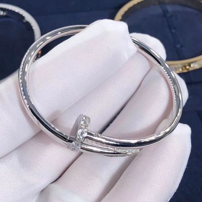 Kwaliteit Nam Gouden de Armband Echt 0,58 Karaat van 18K VERSUS Diamanten Juste Un Clou Bracelet toe fabriek