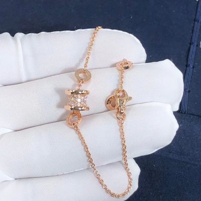 Kwaliteit 18K gouden van de Armband Natuurlijke Diamanten Au750 van Bvlgari B Zero1 de Steun Privé Aanpassing fabriek