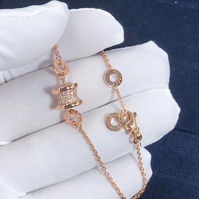 Kwaliteit 18K gouden van de Armband Natuurlijke Diamanten Au750 van Bvlgari B Zero1 de Steun Privé Aanpassing fabriek