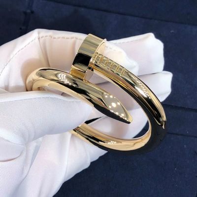 Kwaliteit 18K Rose Gold Car Tier Juste-de Armbandgrootte 17 Groot Modelfor women ' S van de V.N. Clou fabriek