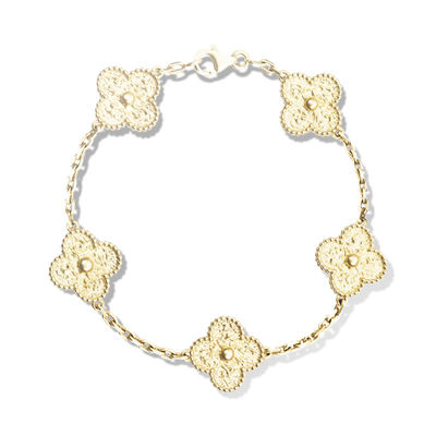 Kwaliteit Bloem Gevormde Gouden Armband 5 Motieven VCARO1IE00 van 18K voor Meisje/Vrouw fabriek