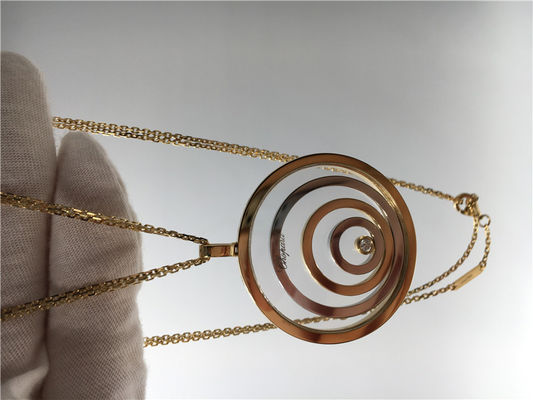 Kwaliteit De ronde Vorm 18k nam Gouden Tegenhanger, van de Kwaliteitschopard van Si H Gelukkige de Geesttegenhanger toe fabriek
