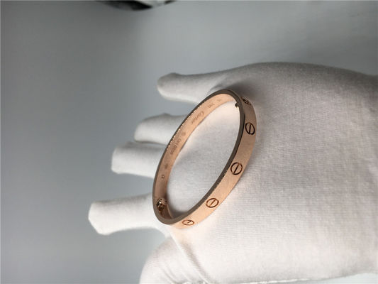 Kwaliteit Roze Gouden de Liefdearmband B6035617 van Luxediamond jewelry zonder Diamanten fabriek
