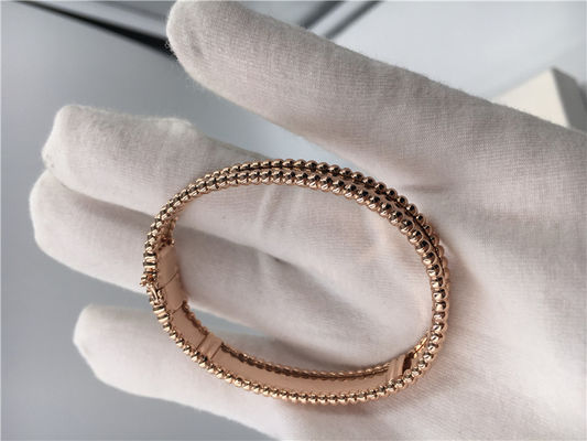 Kwaliteit De grote Model Ovale Vorm van de Handtekenings18k Gouden Armband Geen Diamanten/Halfedelsteen fabriek