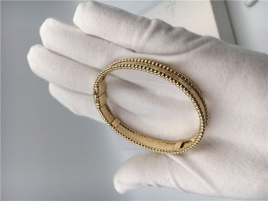 Kwaliteit Medium Model Van Cleef en Arpels-de Gele Gouden VCA Armband van de Handtekeningsarmband fabriek