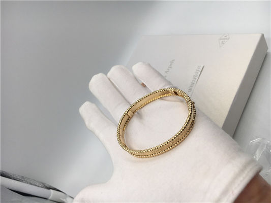 Kwaliteit Medium Model Van Cleef en Arpels-de Gele Gouden VCA Armband van de Handtekeningsarmband fabriek
