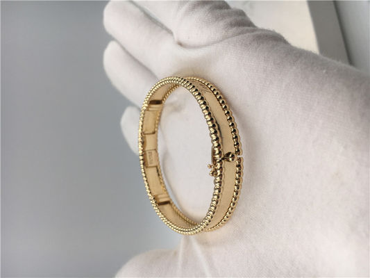 Kwaliteit Medium Model Van Cleef en Arpels-de Gele Gouden VCA Armband van de Handtekeningsarmband fabriek