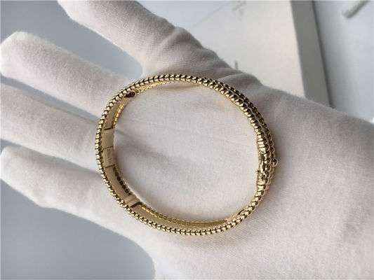 Kwaliteit Medium Model Van Cleef en Arpels-de Gele Gouden VCA Armband van de Handtekeningsarmband fabriek