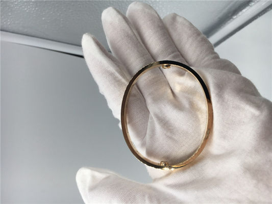 Kwaliteit Armband van de de Liefdearmband van de liefdearmband de Gele Gouden, Met de hand gemaakte voor Gift fabriek
