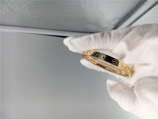 Kwaliteit Armband van de de Liefdearmband van de liefdearmband de Gele Gouden, Met de hand gemaakte voor Gift fabriek