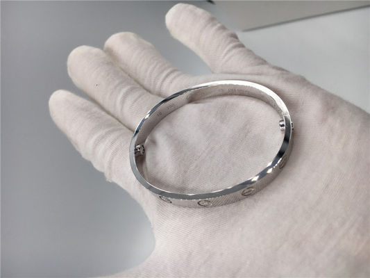 Kwaliteit Van de de Juwelenliefde van Diamond Jewelry van de meisjeluxe de Armband18k Witgoud fabriek