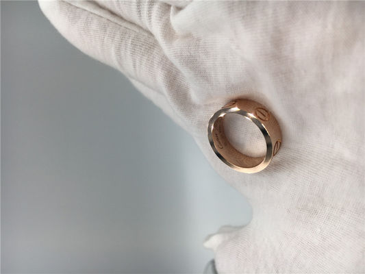 Kwaliteit De Liefdeverlovingsring van vrouwen, Huwelijk Rose Gold Ring fabriek