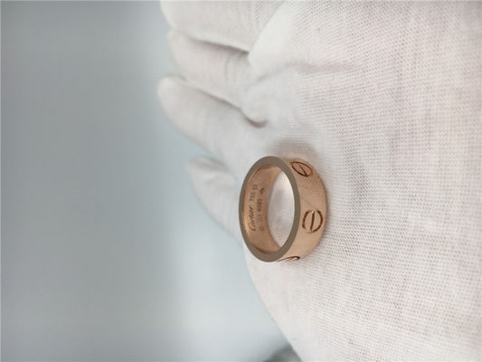 Kwaliteit De Liefdeverlovingsring van vrouwen, Huwelijk Rose Gold Ring fabriek