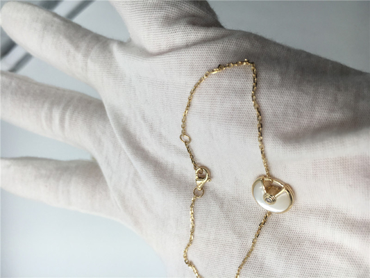 XS modelluxury gold jewelry Amulette Bracelet Set With Briljant - Gesneden Diamant