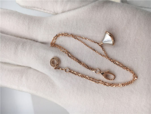 Kwaliteit De witte van de Juwelenjuwelen van de Tegenhangerluxe Armband 18K Rose Gold With White Mother van Parel fabriek