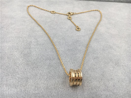 Mode Klassieke Dames 18k Gouden Ketting met Hanger 100% Handgemaakt