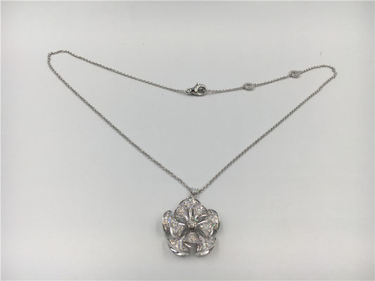 Kwaliteit Divas van de Luxejuwelen van de Droomhalsband de Juwelen18k Witgoud met Diamanten Geen Halfedelsteen fabriek