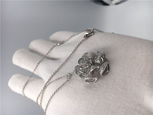 Kwaliteit Divas van de Luxejuwelen van de Droomhalsband de Juwelen18k Witgoud met Diamanten Geen Halfedelsteen fabriek