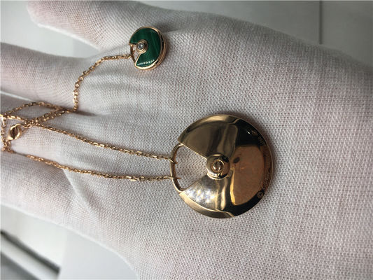 Kwaliteit Van de Douanejuwelen van het malachiet de Hoge Beëindigen Halsband van Amulette De voor Vrouwen fabriek