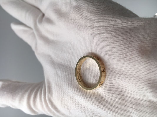 Kwaliteit Van de de Trouwringenluxe van mensen Gouden de Juwelen18k Geel Goud Geen Halfedelsteen fabriek