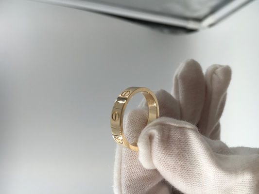 Kwaliteit Van de de Trouwringenluxe van mensen Gouden de Juwelen18k Geel Goud Geen Halfedelsteen fabriek