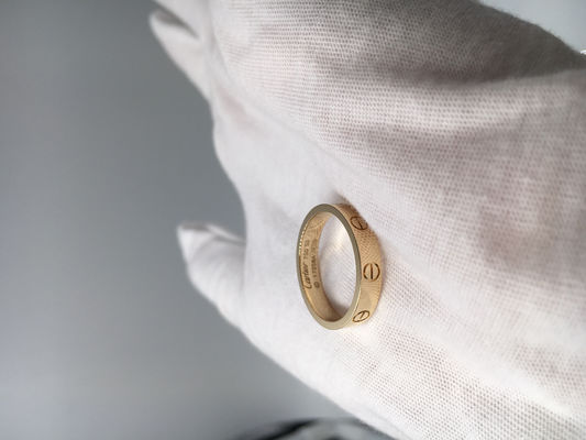 Kwaliteit Van de de Trouwringenluxe van mensen Gouden de Juwelen18k Geel Goud Geen Halfedelsteen fabriek