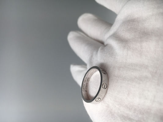 Kwaliteit Klassieke 18K-de Liefdetrouwring Ring Without Diamond van Witgoudjuwelen fabriek