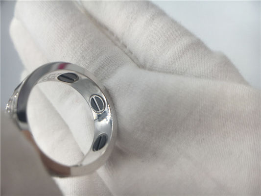 Kwaliteit De Juwelenliefde Ring With Diamonds van het B420760018k Witgoud/Ceramisch fabriek