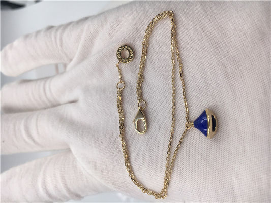 Kwaliteit 18K gele Gouden de Juwelendivas van Luxejuwelen Droomarmband BR857290 met Lapis lazuli fabriek