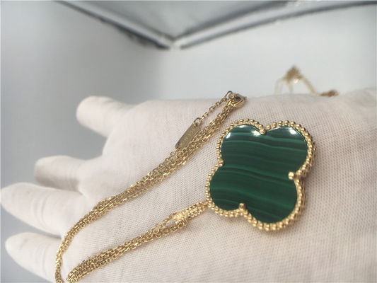 Kwaliteit Geen Magische Alhambra van de Diamant18k Gouden Halsband Met de hand gemaakte Elegant voor Meisje fabriek