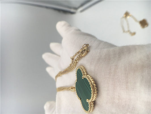 Kwaliteit Geen Magische Alhambra van de Diamant18k Gouden Halsband Met de hand gemaakte Elegant voor Meisje fabriek