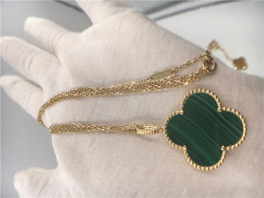 Kwaliteit Geen Magische Alhambra van de Diamant18k Gouden Halsband Met de hand gemaakte Elegant voor Meisje fabriek