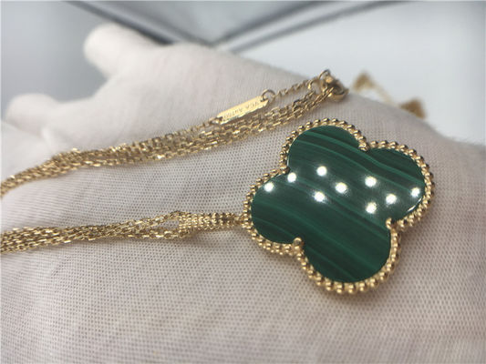 Kwaliteit Geen Magische Alhambra van de Diamant18k Gouden Halsband Met de hand gemaakte Elegant voor Meisje fabriek