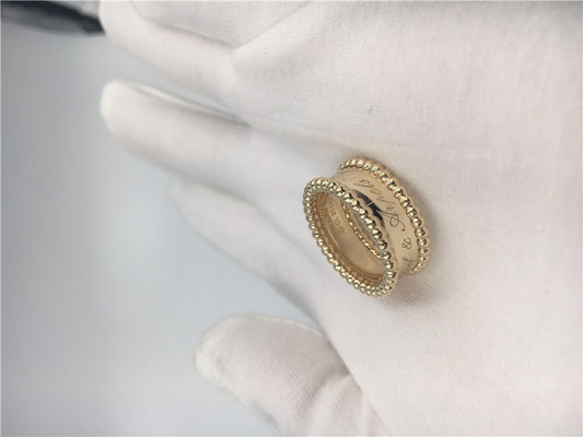 Kwaliteit Eenvoudige Mannen/Vrouwen18k Gouden Ring Geen Diamant/Halfedelsteen voor Huwelijk/Overeenkomst fabriek