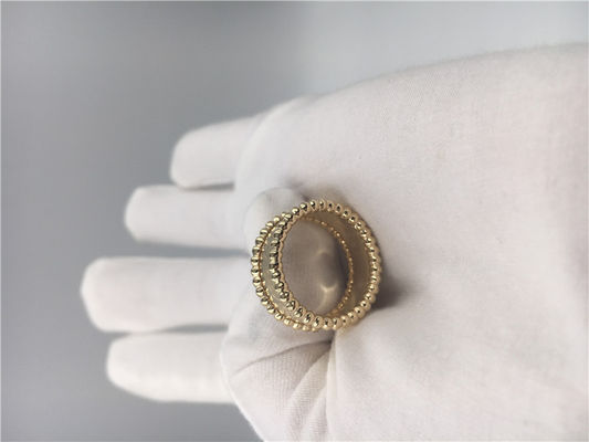 Kwaliteit Eenvoudige Mannen/Vrouwen18k Gouden Ring Geen Diamant/Halfedelsteen voor Huwelijk/Overeenkomst fabriek