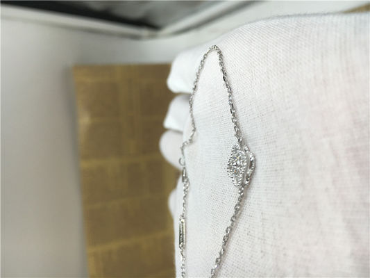 Kwaliteit 18k witgoud Zoet Alhambra Bracelet, Gouden Kettingsarmbanden voor Dames fabriek