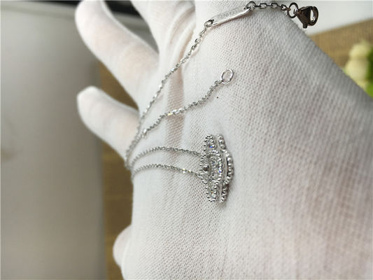 Kwaliteit Ronde Diamant18k Gouden Juwelen met Uitstekende Alhambra Tegenhanger VCARA46100 fabriek
