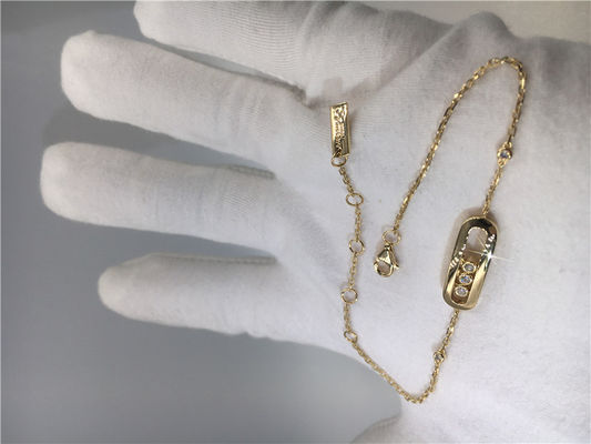 Kwaliteit Geen Halfedelsteen 	Vrouwen van de de Juwelen18k de Gouden Halsband van Parijs met VVS-Diamanten fabriek