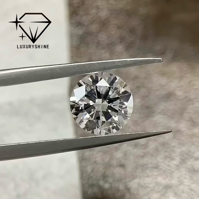 LuxuryShine 100% Echte Diamant D-F Kleur VVS2 Witte Ronde Vorm Uitstekend Gesneden Lab Groeide Diamanten Met IGI Certificaat