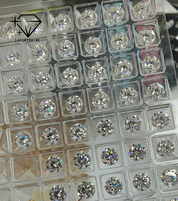 Kwaliteit LuxuryShine VS1 Lab Grown Diamond 1ct 2ct 3ct 4ct 5ct Round Cut White Excellent Cut IGI Certified fabriek