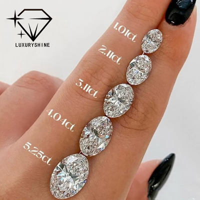 VVS Lab Gekweekte Diamant D-F Kleur Wit Ovaal Excellent Slijpsel 0.1-10CT met IGI Certificaat 3EX Slijpsel Stenen